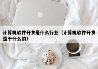 计算机软件开发是什么行业（计算机软件开发是干什么的）